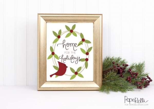 Christmas Printable by Paperelli for Remodelaholic