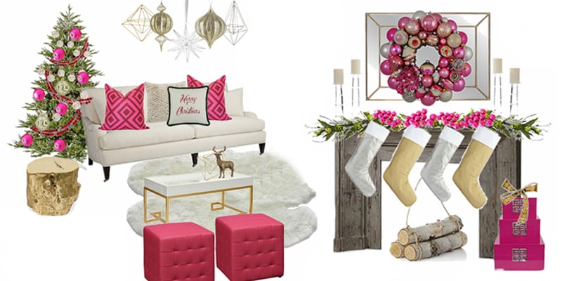 Hot Pink Holiday! Decorating with Non-traditional Holiday Colors